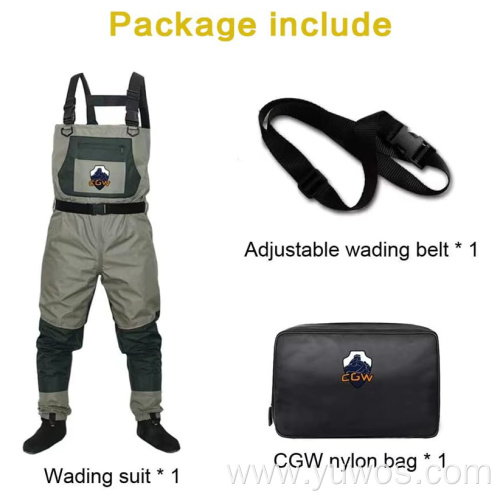 Bootfoot Fishing High Chest Waders for Men
